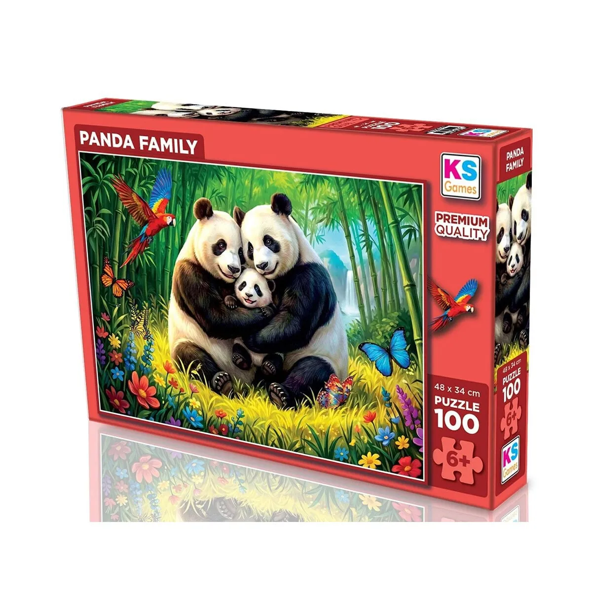 PANDA FAMİLY 100 Parça Puzzle