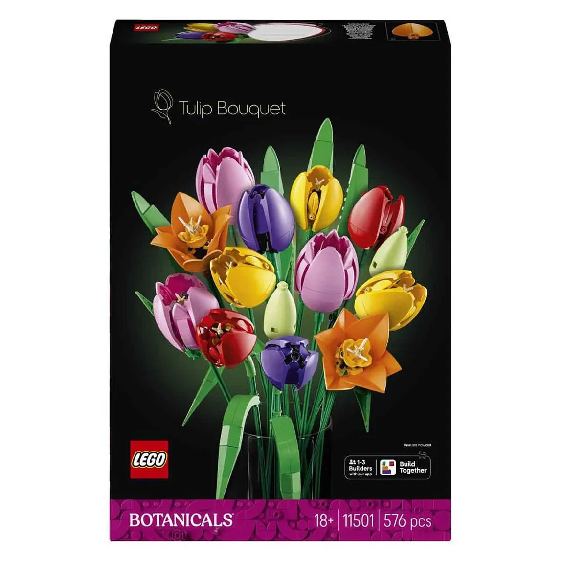Lego Botanicals Lale Buketi 576 parça +18 yaş — görsel 6