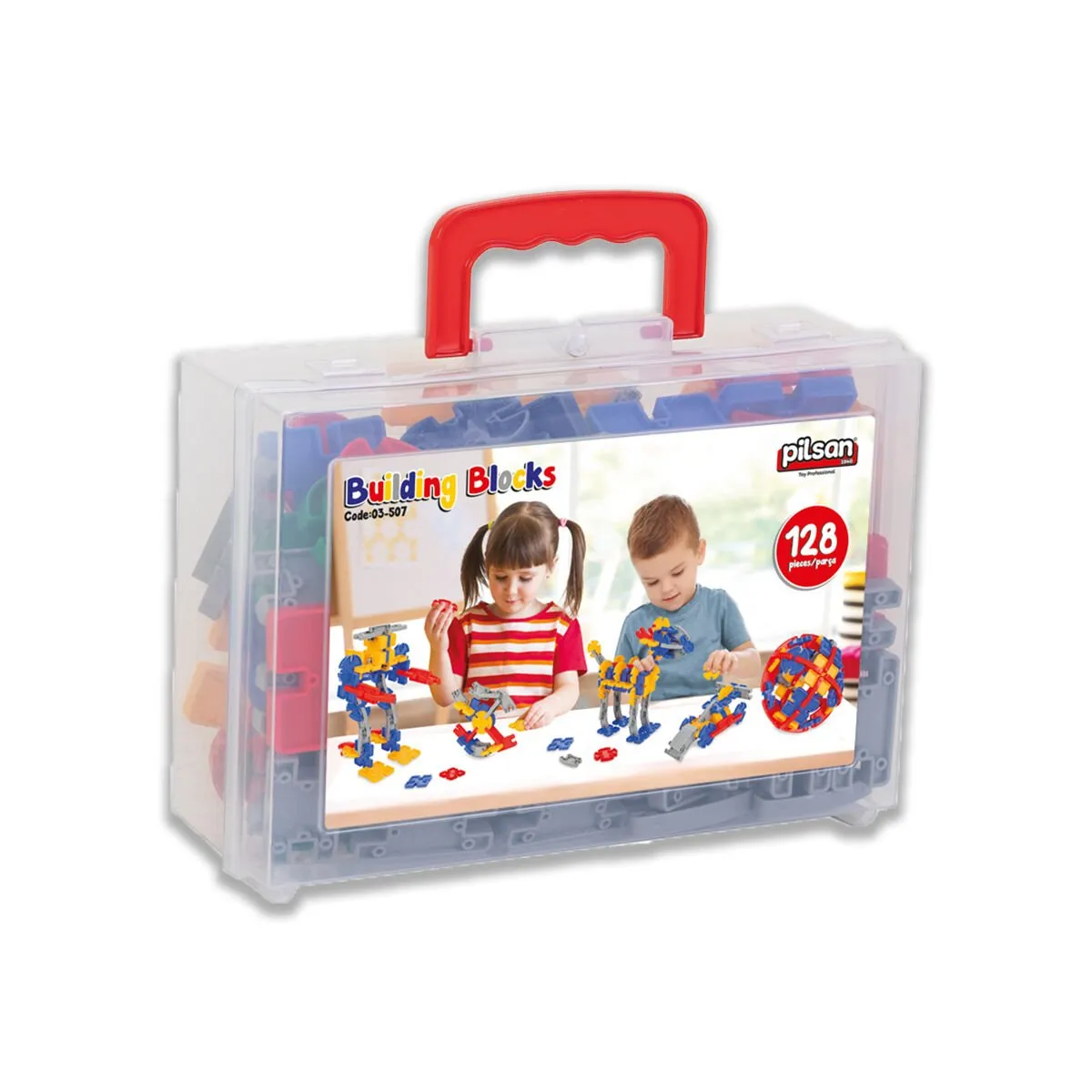 Building Blocks Çantalı 128 Parça — görsel 7