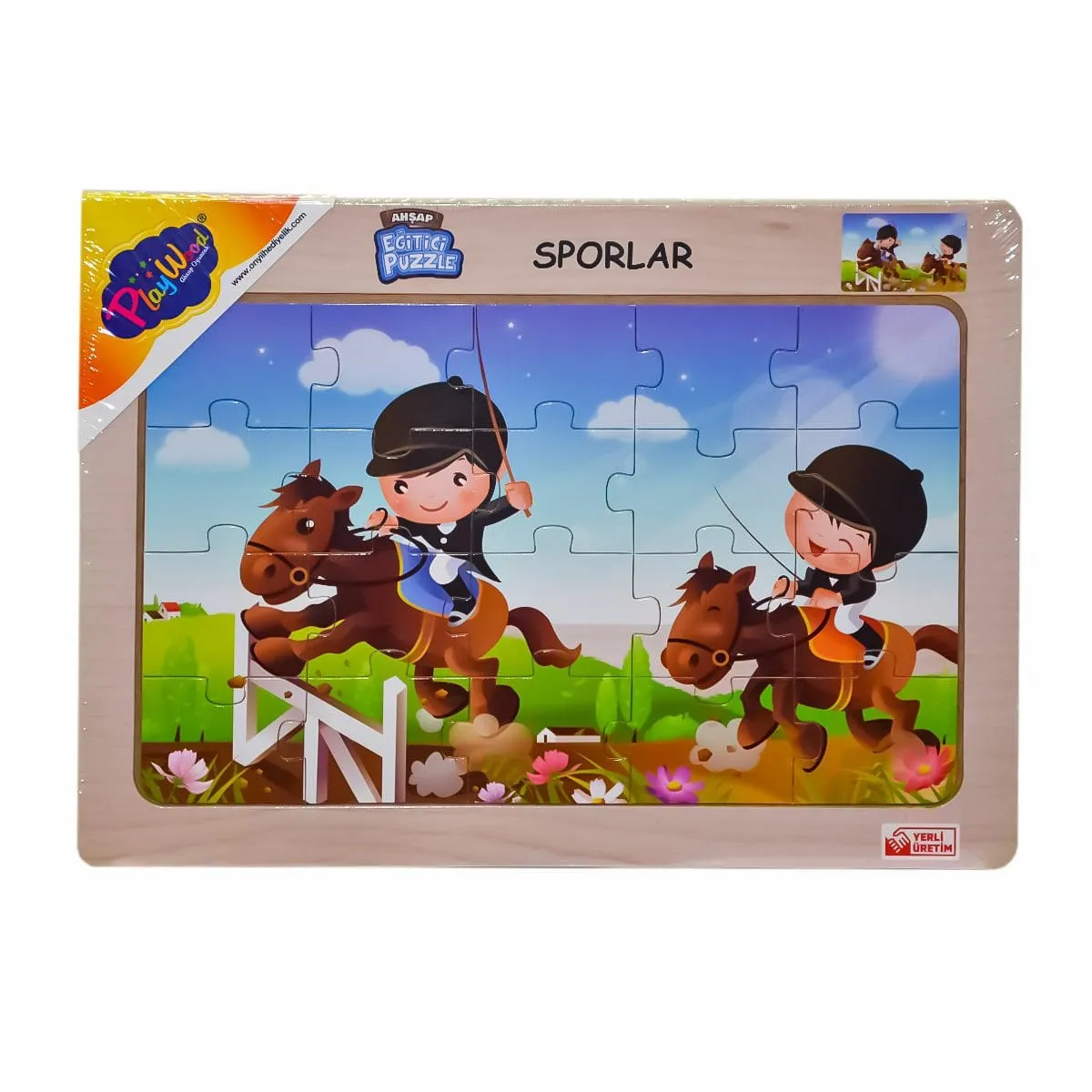 Onyıl Ahşap Eğitici Sporlar Puzzle