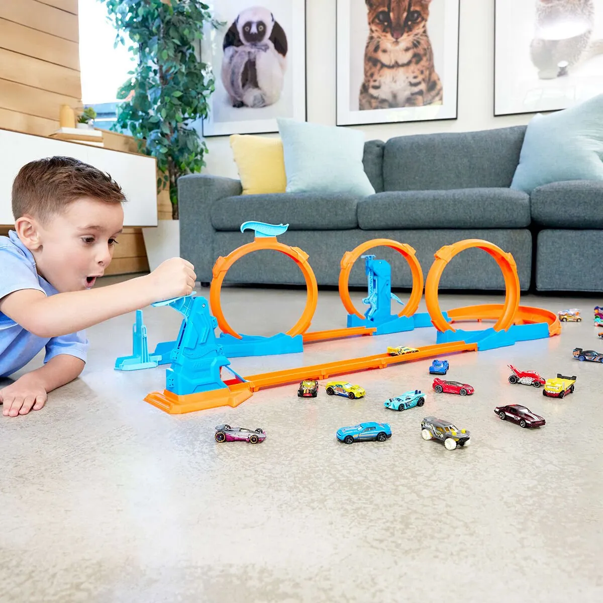 Hot Wheels Track Creator Triple Loop Speed Kit — görsel 5