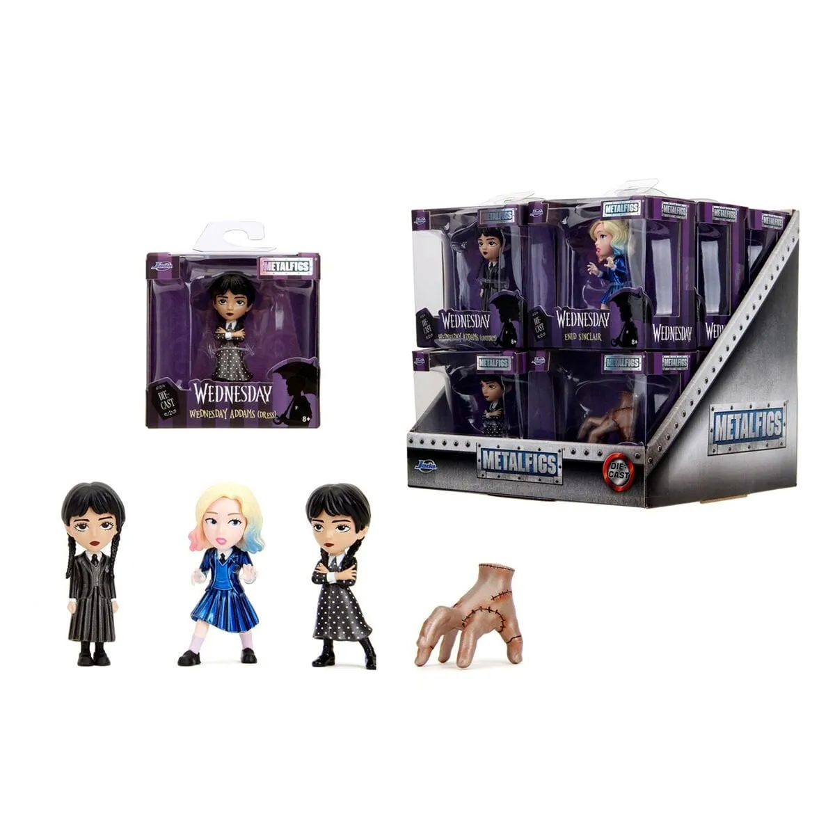 9385211300W01 Wednesday Figures 2 5die-cast op-culture collectible each 3(Belirtilen fiyat, tekli satış için adet fiyatıdır.)