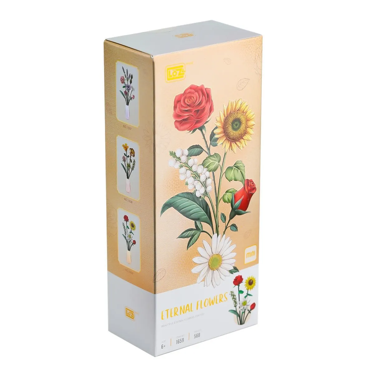 LOZ Eternal Flowers Serisi - ''Her Zaman Güneşe Doğru'' 568 Parça Yapım Seti