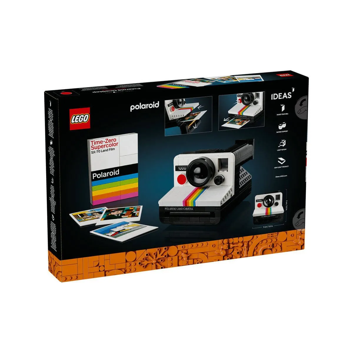 Lego ideas Polaroid OneStep SX-70 Kamera 516 parça +18 yaş — görsel 4