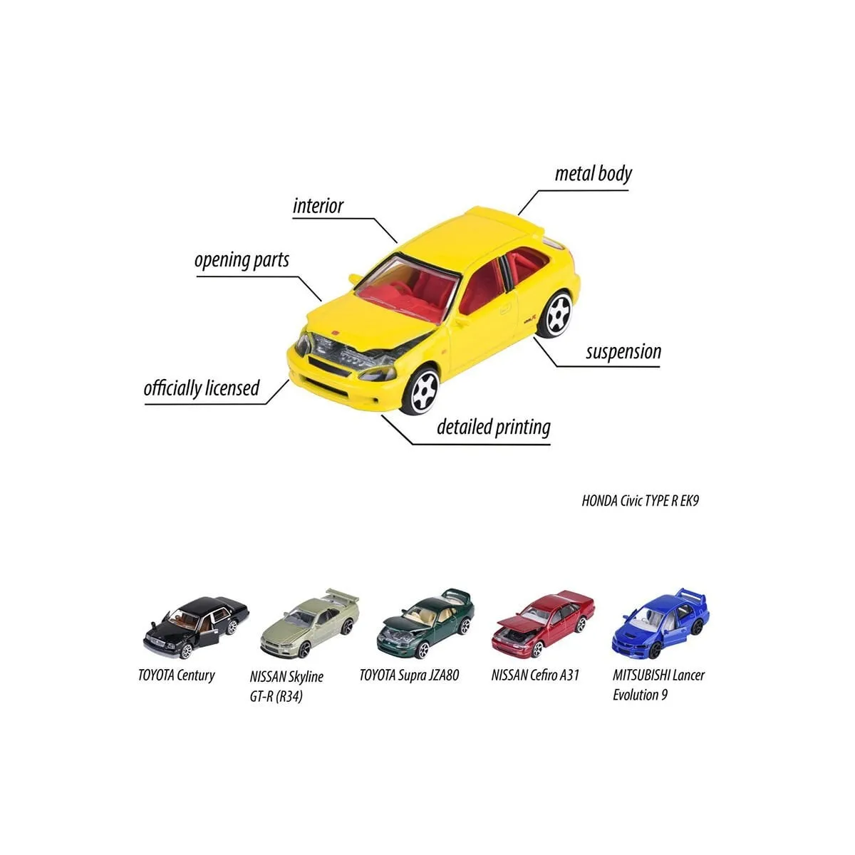 JDM Legends Premium Die-Cast Model Araç — görsel 4