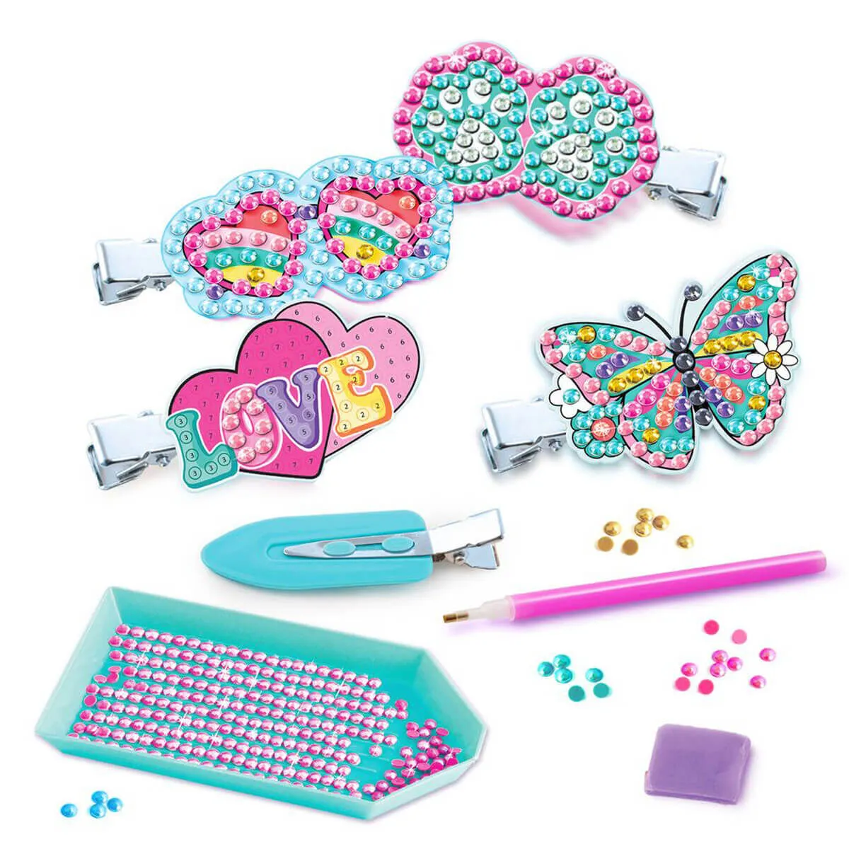 Style 4ever Diamond Art Saç Tokası Yapımı Seti (SUN-CNL-HOBİ) — görsel 3