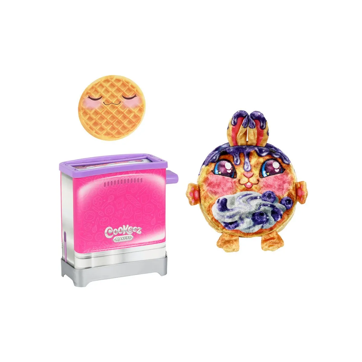 Cookeez Makery Tost Makinesi Kokulu Sürpriz Waffle Pelüş — görsel 2
