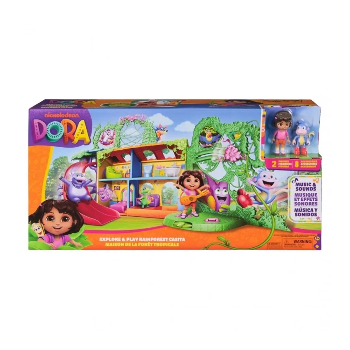 Figür Oyun Set Dora Yağmur Ormanlarını Keşfet 2FGR.(DORA) — görsel 4