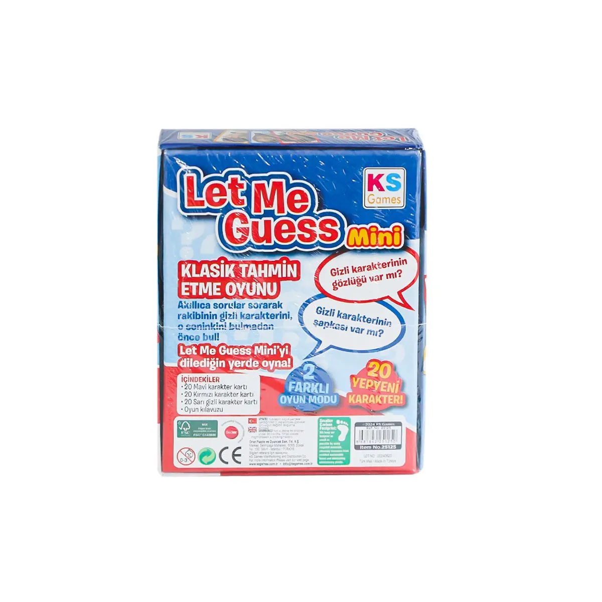 Let Me Guess Mini Karakter Kartlı Tahmin Oyunu — görsel 2