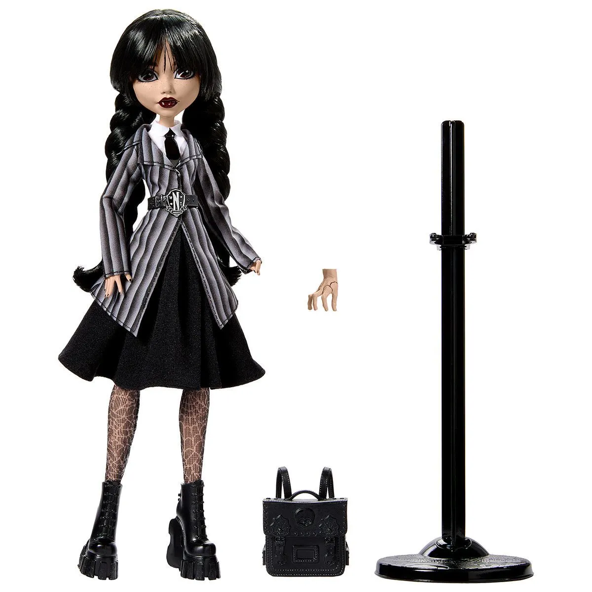 Monster High Wednesday Okul Üniformalı Bebek — görsel 2