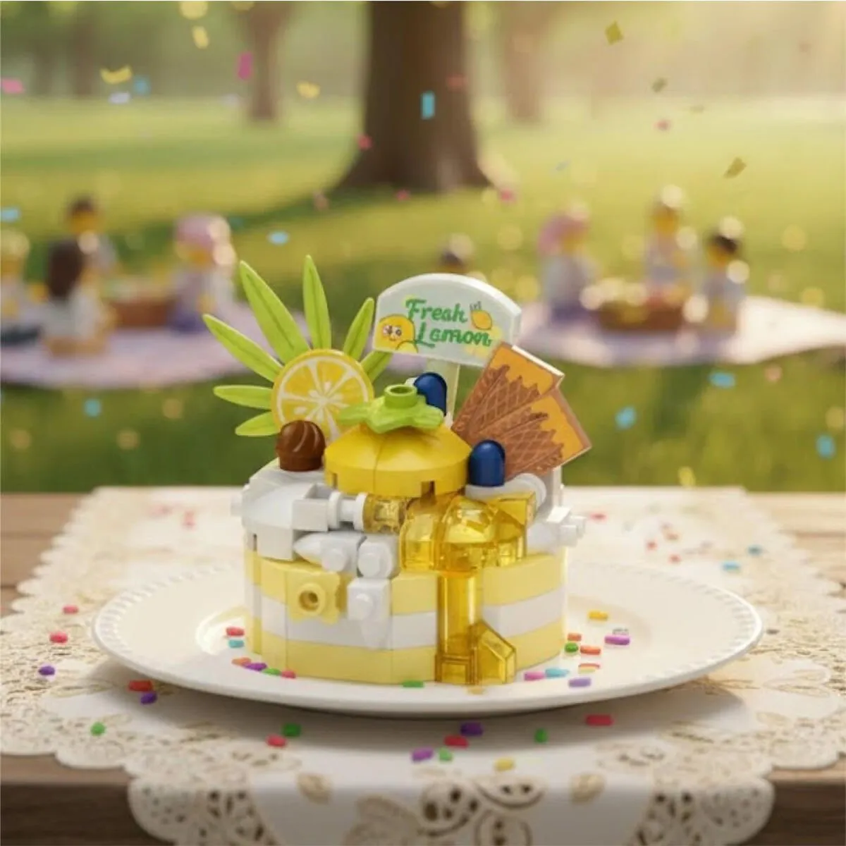 Loz Limonlu Pasta 160 Parça Block Oyuncak-Mini Poşet — görsel 2