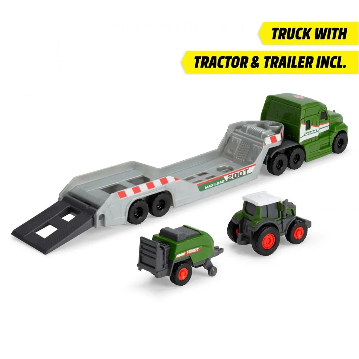 Fendt Micro Farm Truck freewheel Mack Truck trailer with Fendt tract — görsel 2