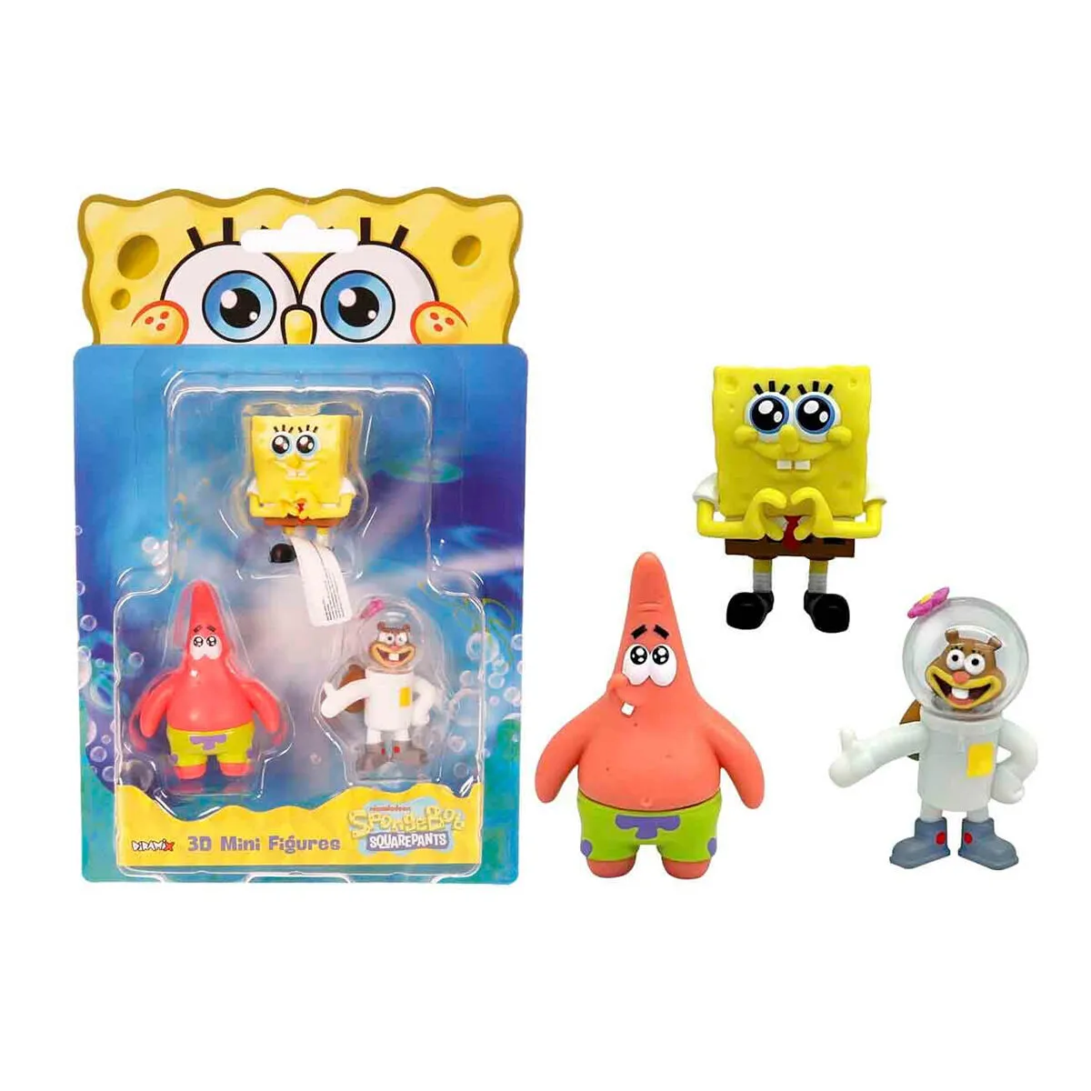SpongeBob 3D 3'lü Mini Figür Seti — görsel 3