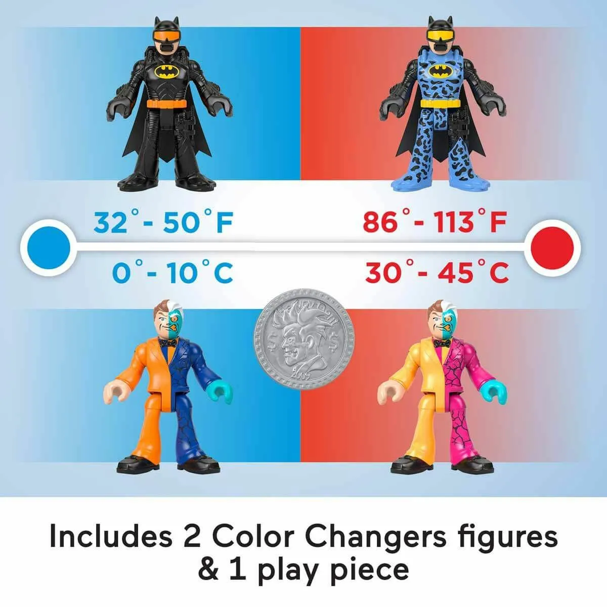 Fisher-Price Imaginext DC Super Friends Renk Değiştiren Figür Seti — görsel 3