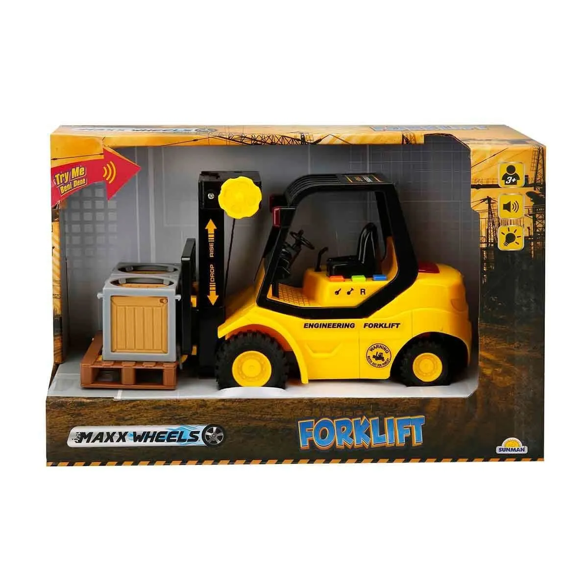 1:16 Forklift Ses Işık 24cm — görsel 2