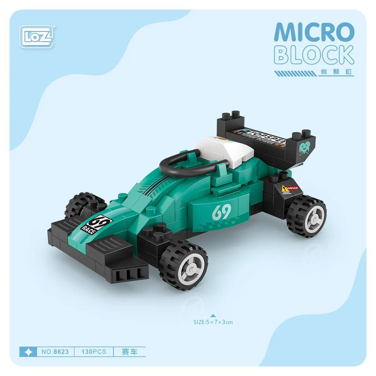 LOZ Araba Blok Seti Mini Poşet — görsel 3