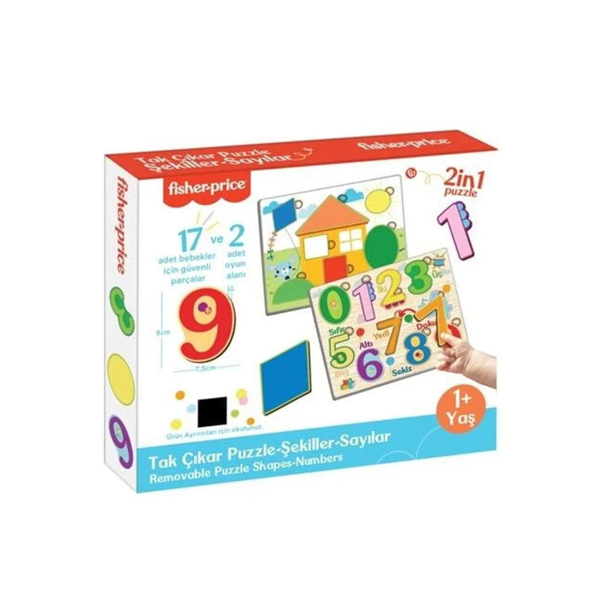 Fısher Prıce Tak Çıkar Puzzle Şekiller Sayılar