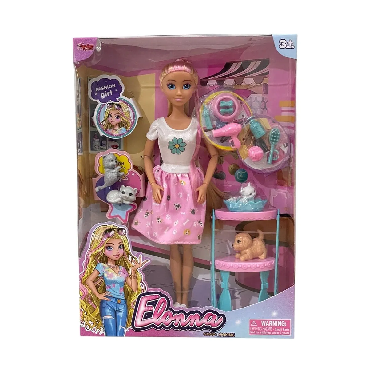 Vardem Kutulu Pet Shop Bebek Set 11,5 inç
