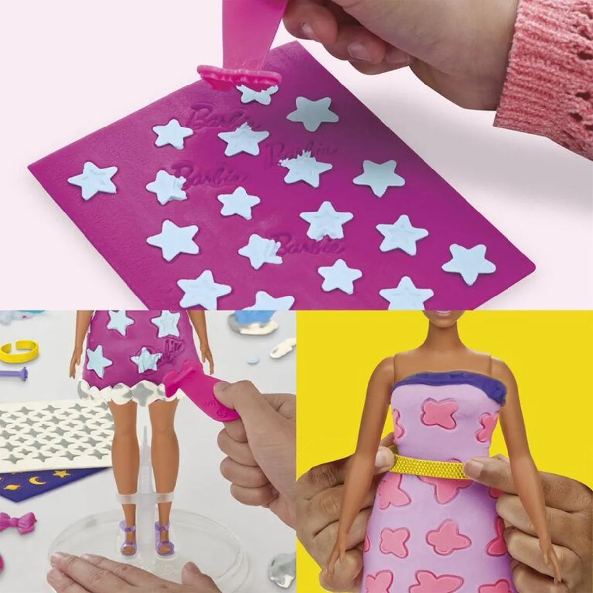 Play-Doh Barbie Designer Desen Paketi Hamur Oyun Seti +3 yaş — görsel 4