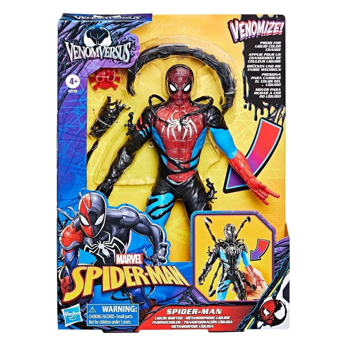 Spider-Man Venom vsLiquid Shifter Figür