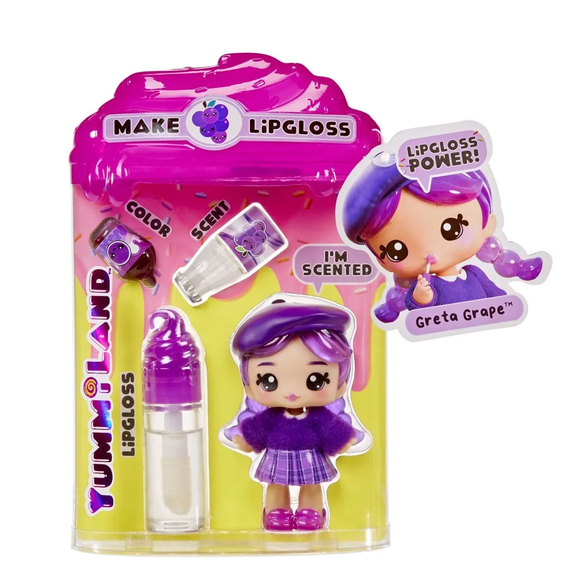 Yummiland Greta Grape Bebeği ve Dudak Parlatıcısı