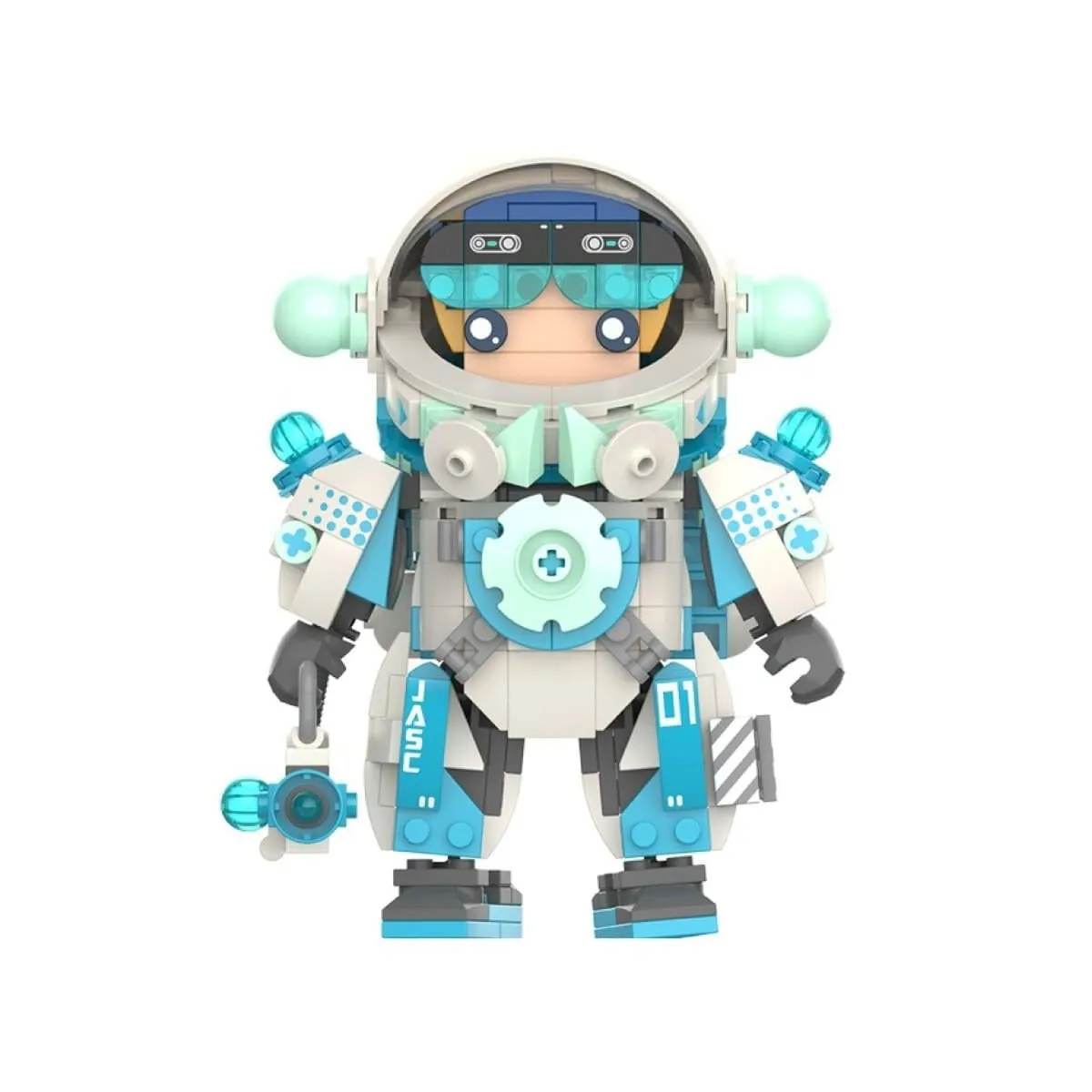 Jaki Astronot Mavi 488 Parça Block Oyuncak