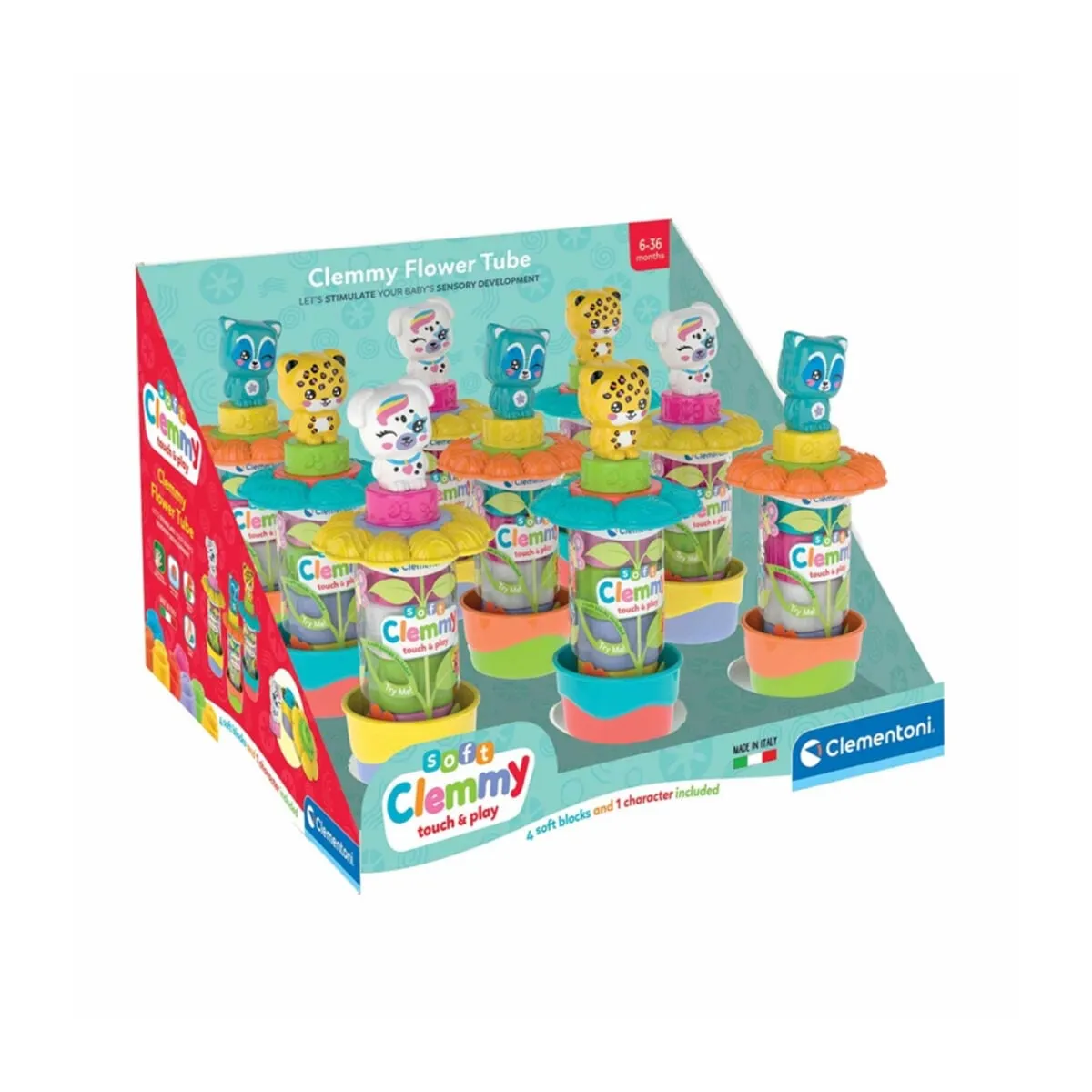 Soft Clemmy Çiçek Temalı Tüp Bloklar