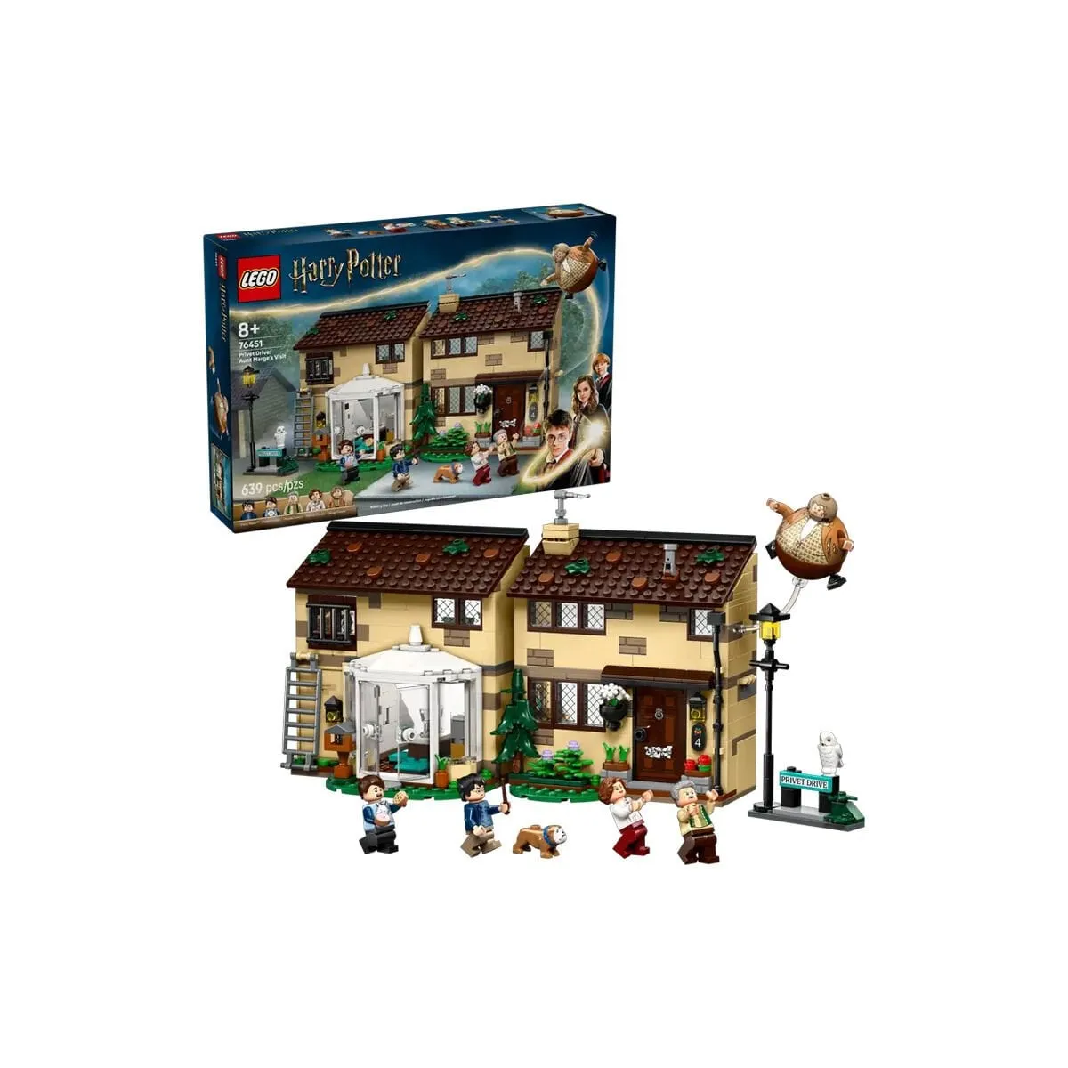Lego Harry Potter - Privet Drive: Marge Hala'nın Ziyareti 639 parça +8 yaş