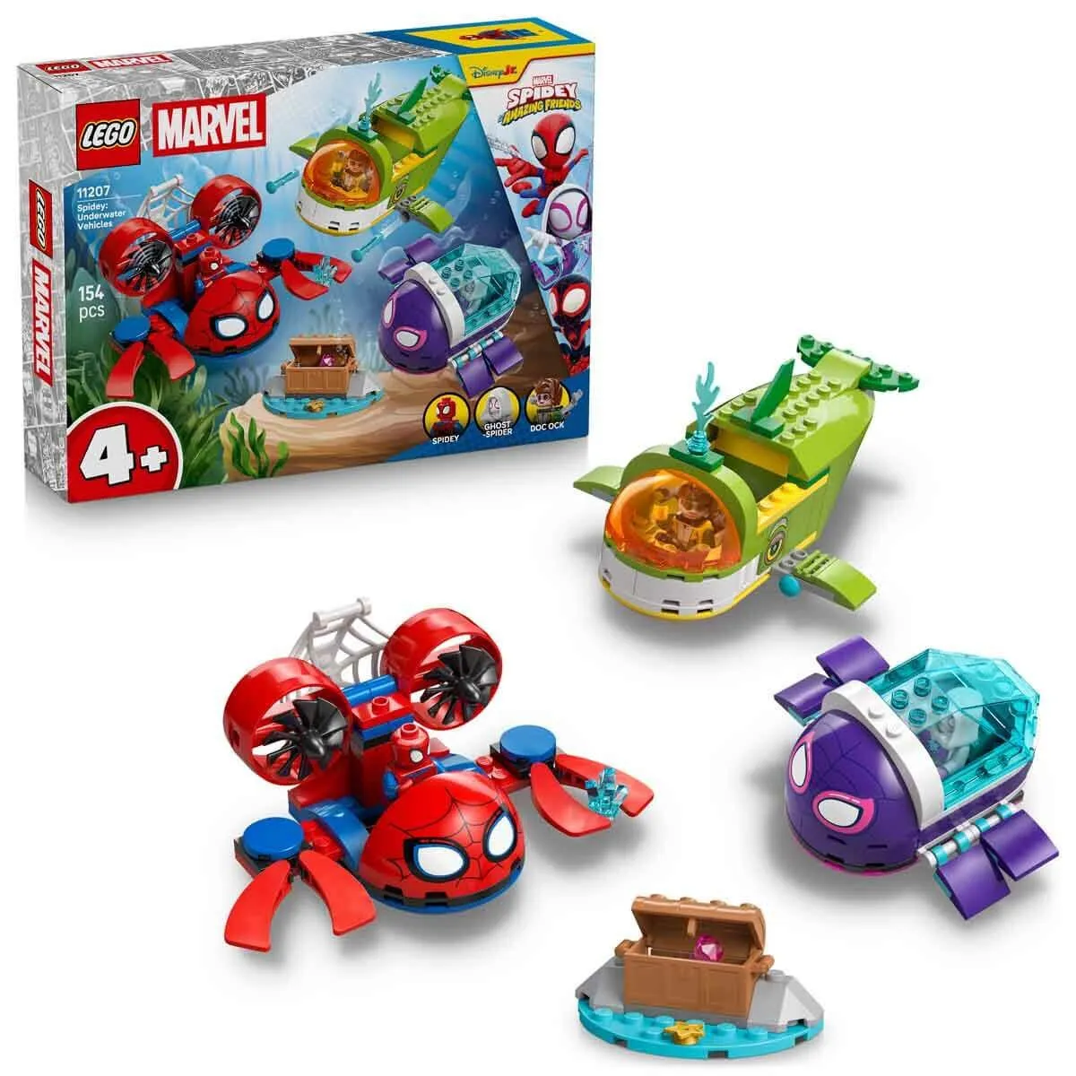 Lego Spidey Spidey Spidey: Su Altı Araçları 154 parça +4 yaş