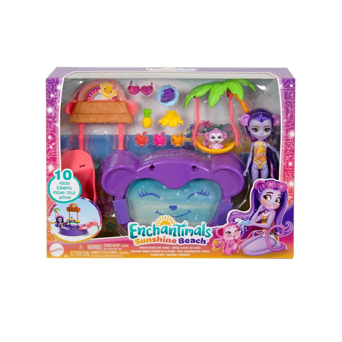 Enchantimals Eğlenceli Havuz Partisi Oyun Seti