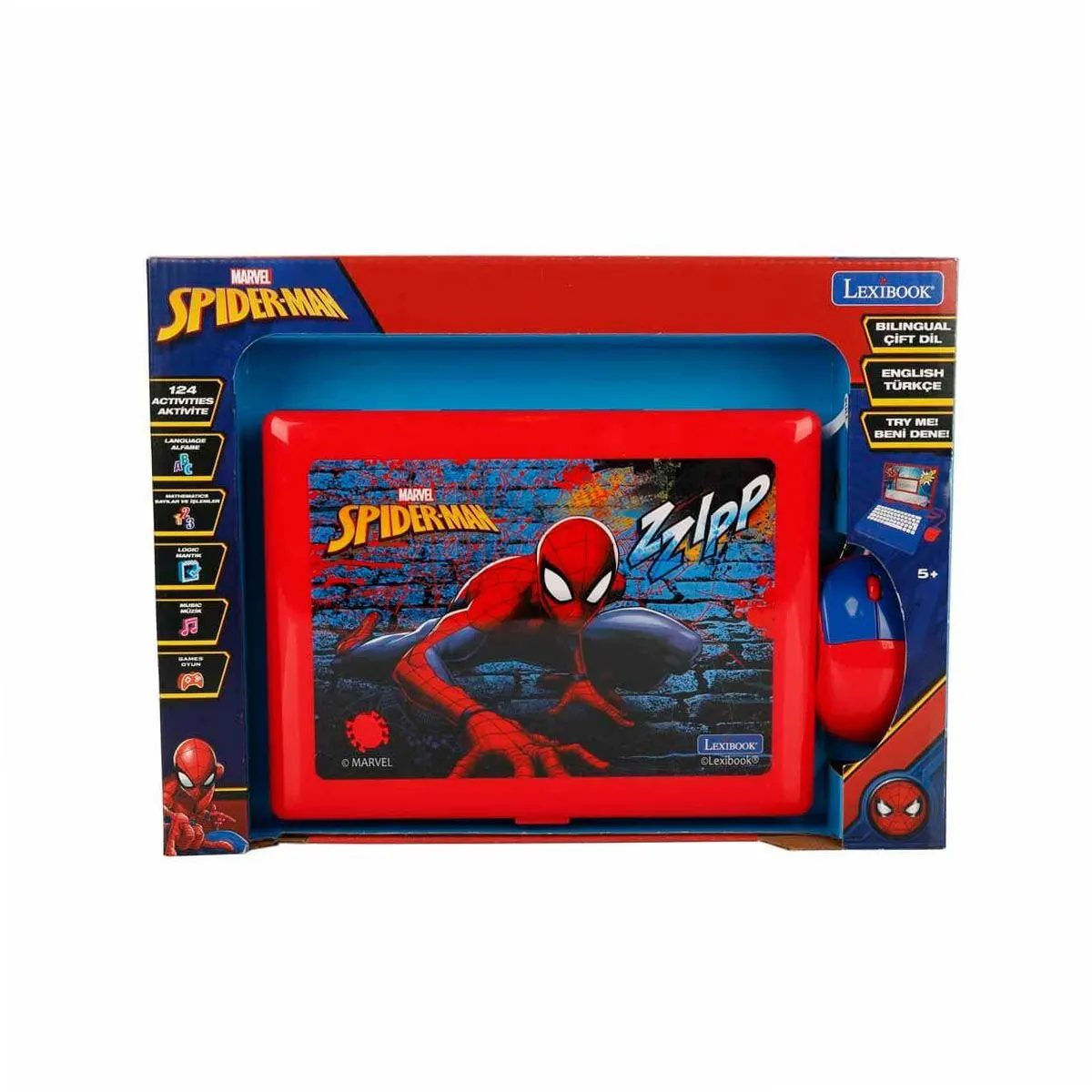 Sunman Spiderman İngilizce Türkçe Laptop — görsel 3