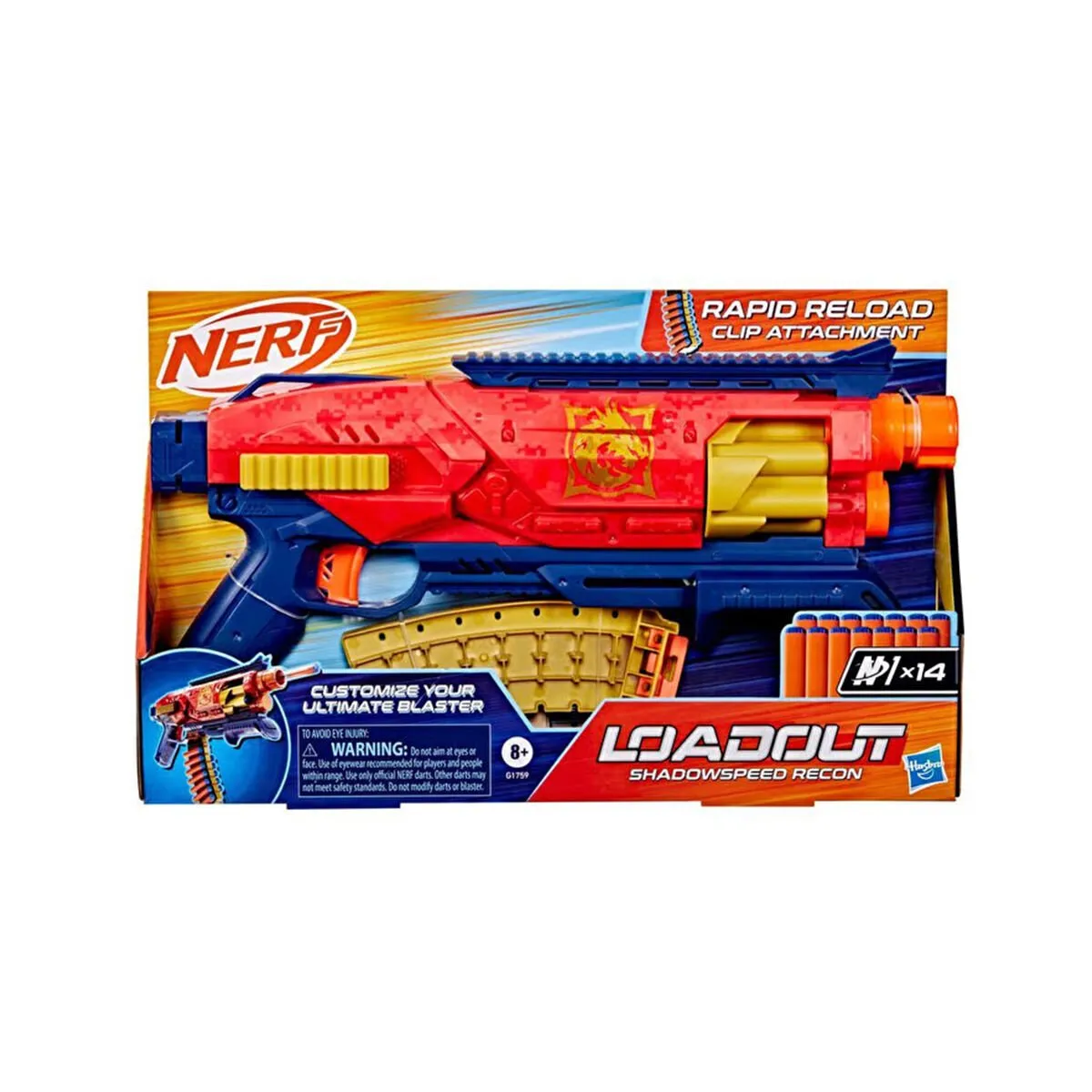 Nerf Loadout Shadowspeed Recon Blaster — görsel 4