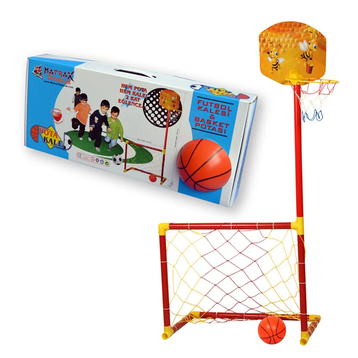 Portatik Kale ve Basket Potası -Akçiçek Oyuncak