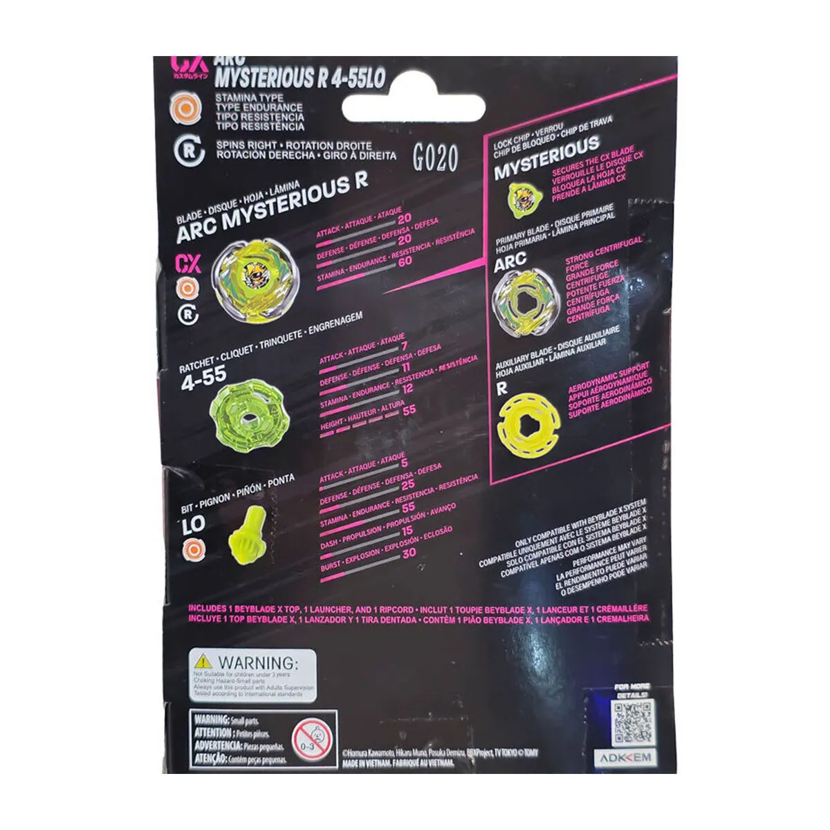 Beyblade X CX Arc Mysterious R 4-55LO — görsel 5