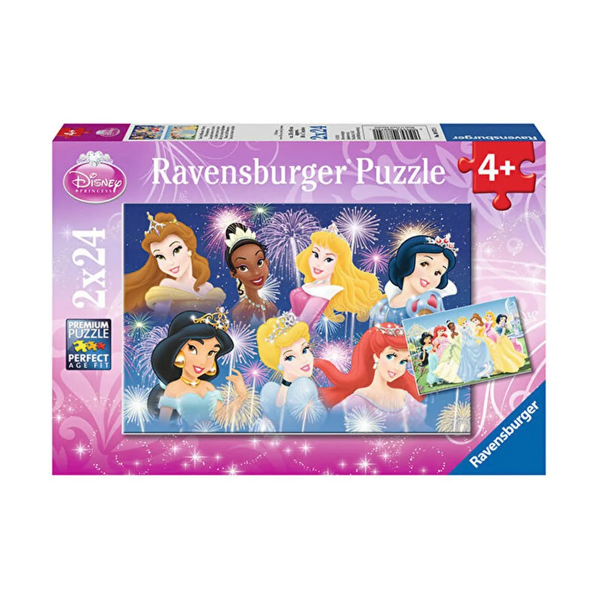 Disney Prensesleri 2x24 parça Ravensburger Puzzle