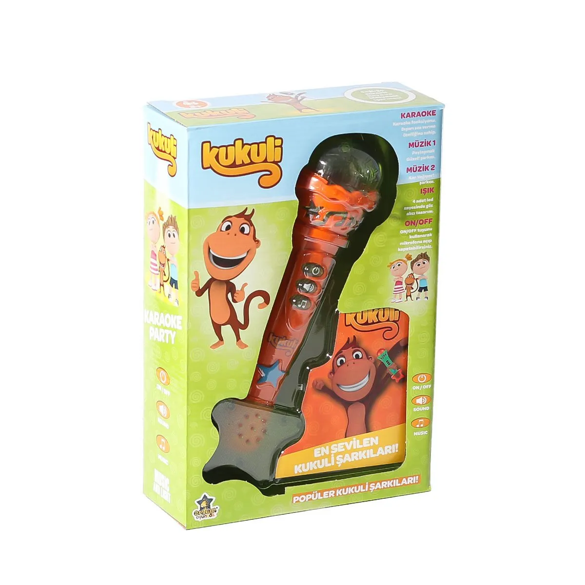 Kukuli Işıklı Lisanslı Mikrofon