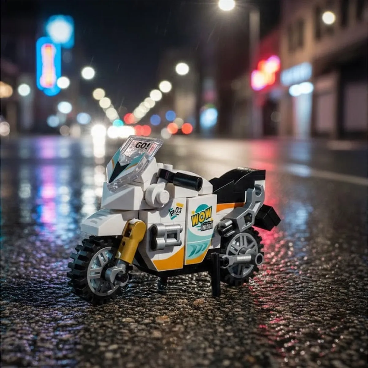 LOZ Motorsiklet 120 Parça Block Mini Poşet — görsel 2