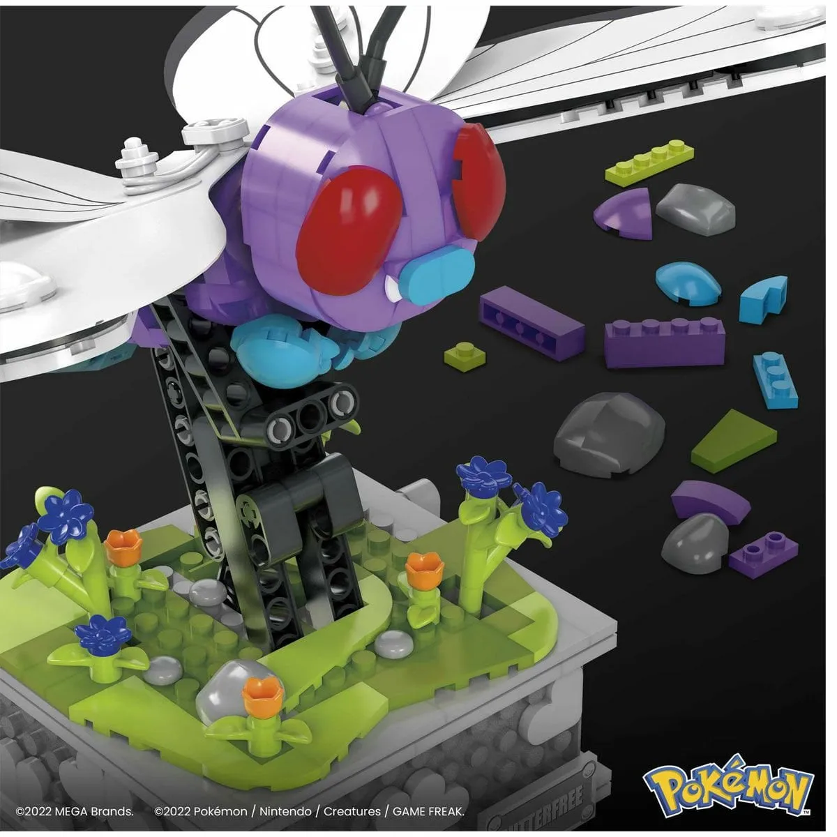 MEGA™ Pokémon™ Motion Butterfree 582 parça +12 yaş — görsel 6
