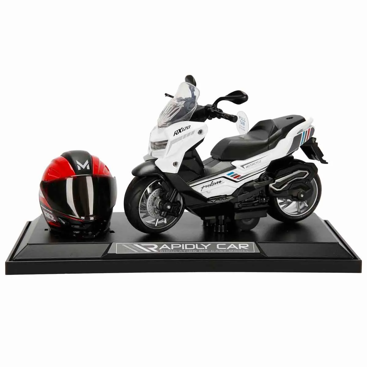 Motosiklet 1 12 Bmw Kasklı Figür PB.3R Ses Işık — görsel 2
