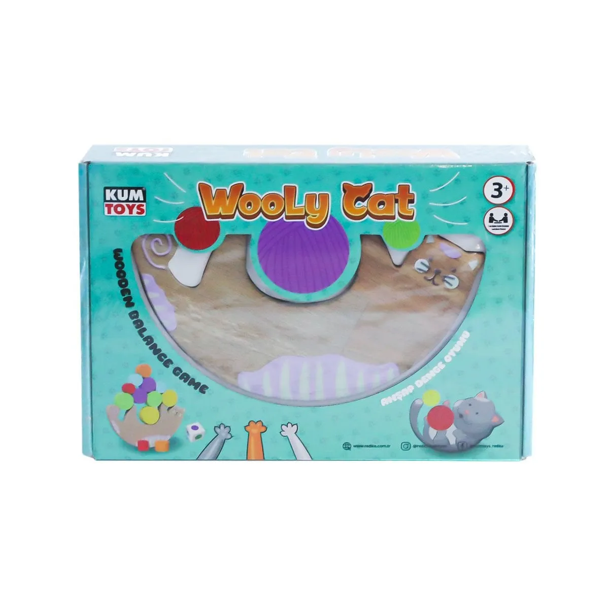 Wooly Cat Kedi Oyunu -Kumtoys