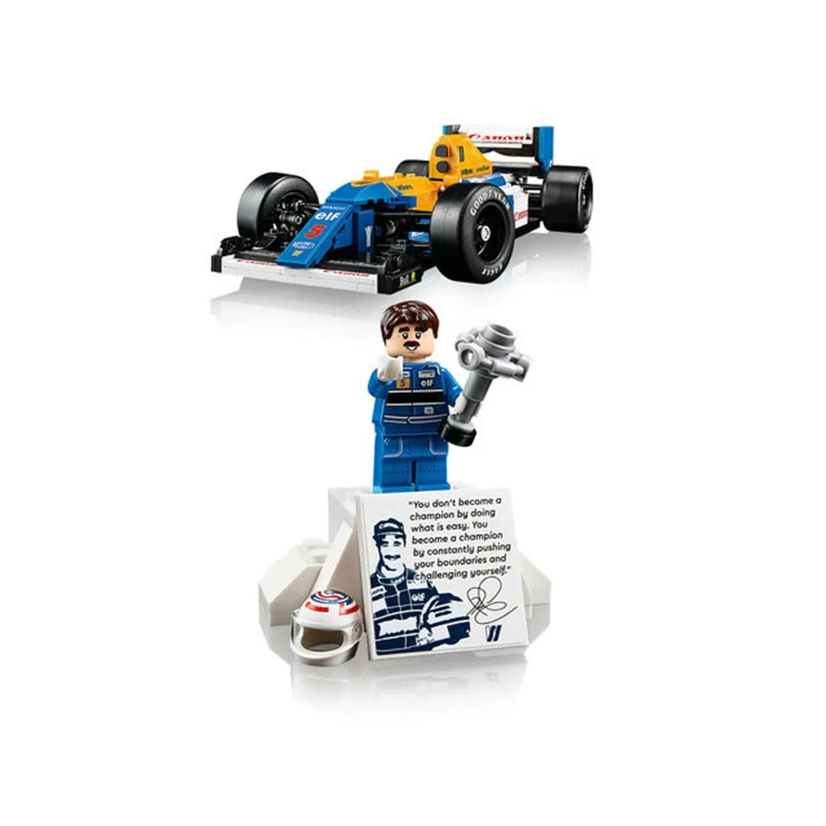 Lego icons Williams Racing FW14B ve Nigel Mansell 10353 parça +18 yaş — görsel 5