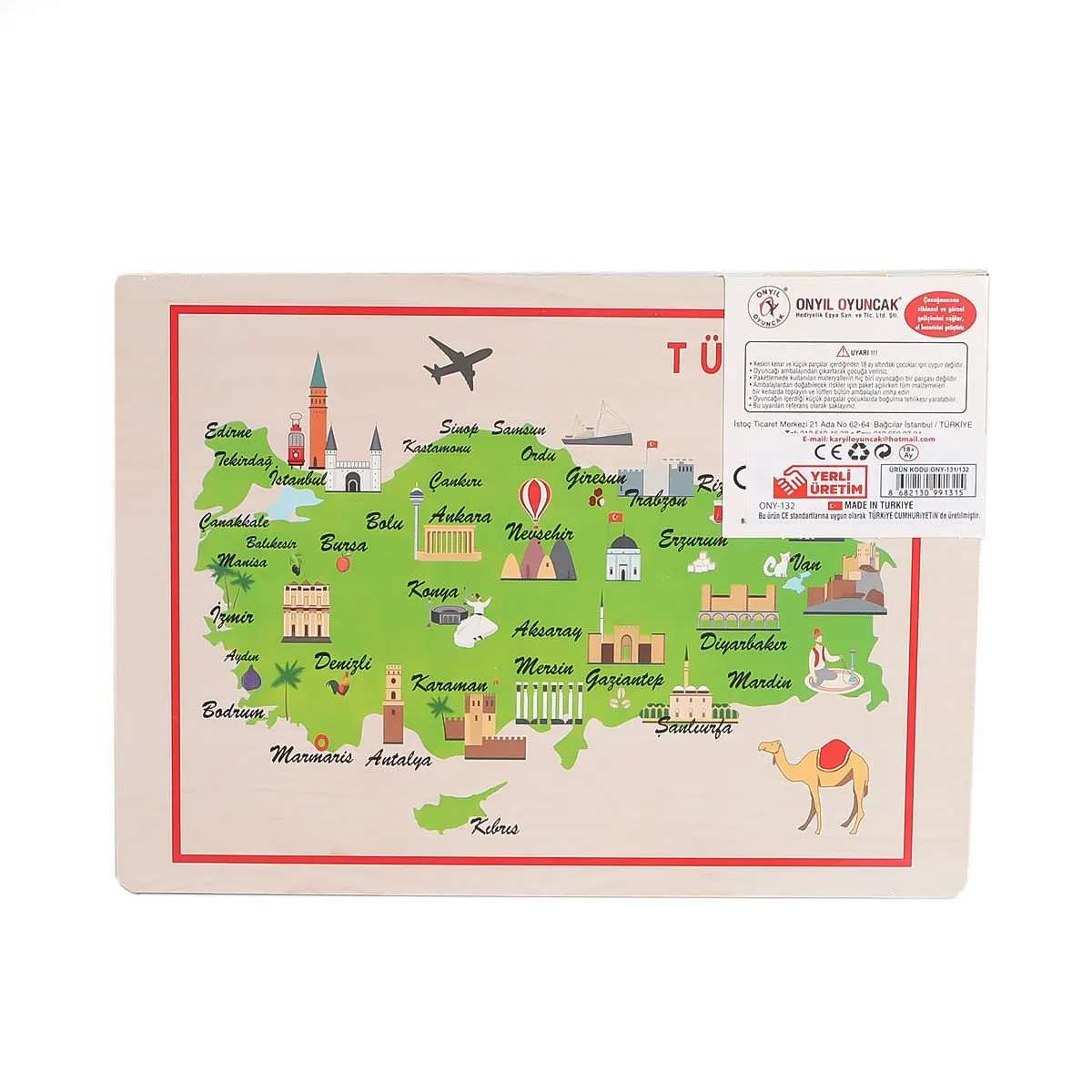Ony Ahşap Tutmalı Büyükten Küçüğe Puzzle — görsel 3