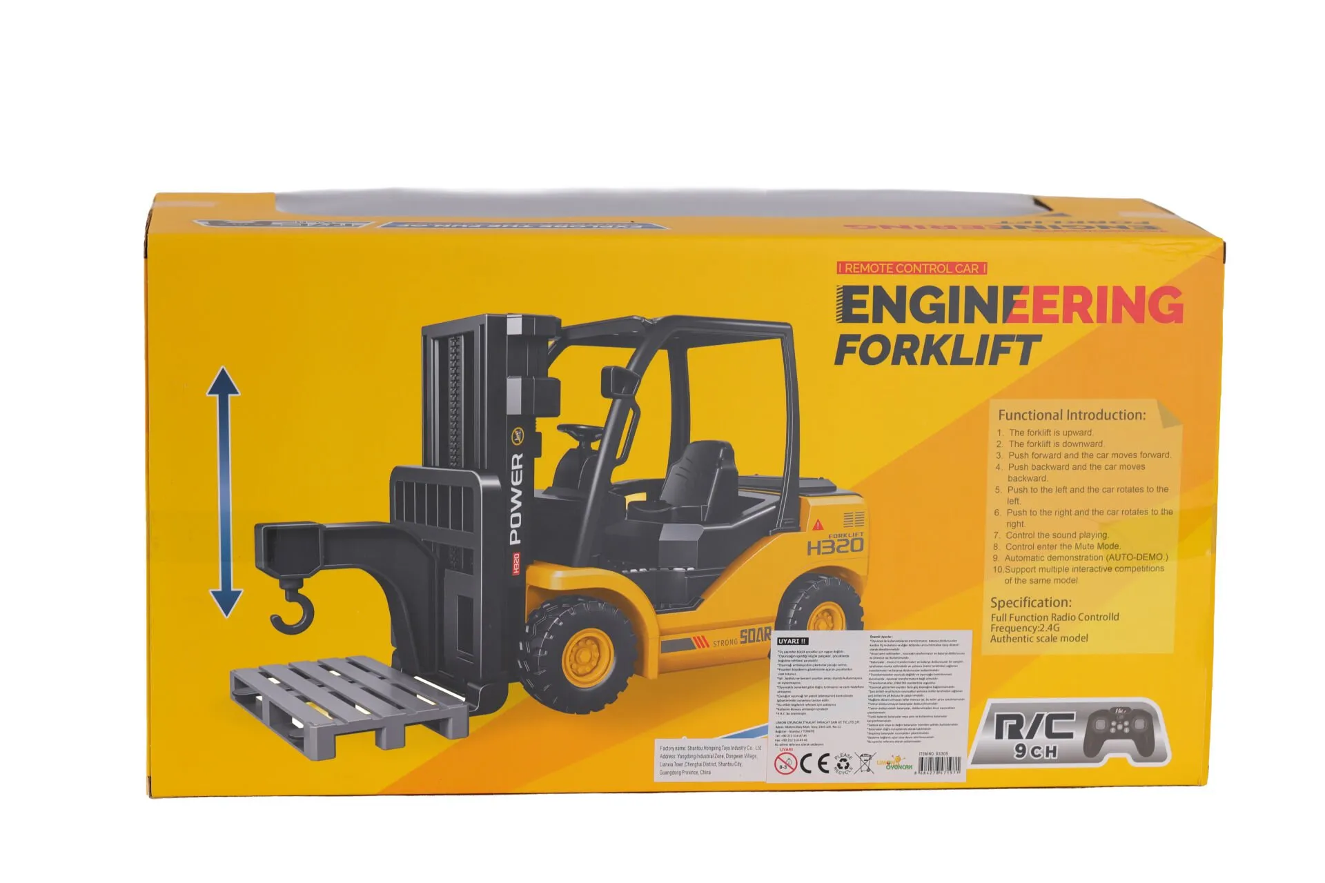 Şarjlı Kumandalı 9 Kanal Forklift — görsel 2