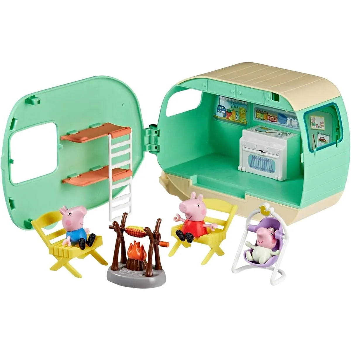 Peppa Pig Üç Küçük Domuzcuk Karavan Oyun Seti — görsel 3