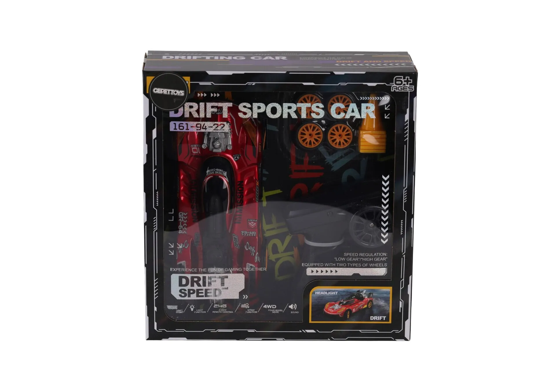 2 4G Kontrol Duman Atan Yüksek Hızlı Yedek Drift Tekerli Araçlar