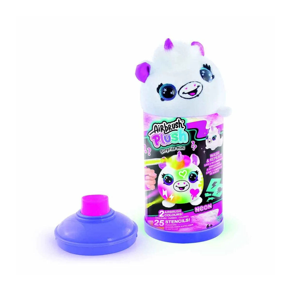 Airbrush Plush Neon Mystery Mini Peluş Hobi Seti — görsel 3