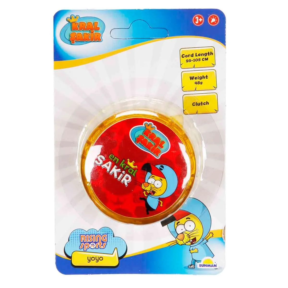 Yoyo Kral Şakir 6CM Sarı Işıklı Krtl Kral