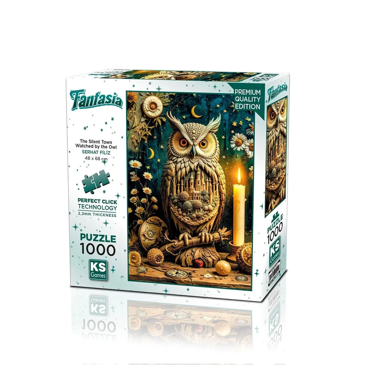 PUZZLE 1000 The Silent Town Watched by the Owl