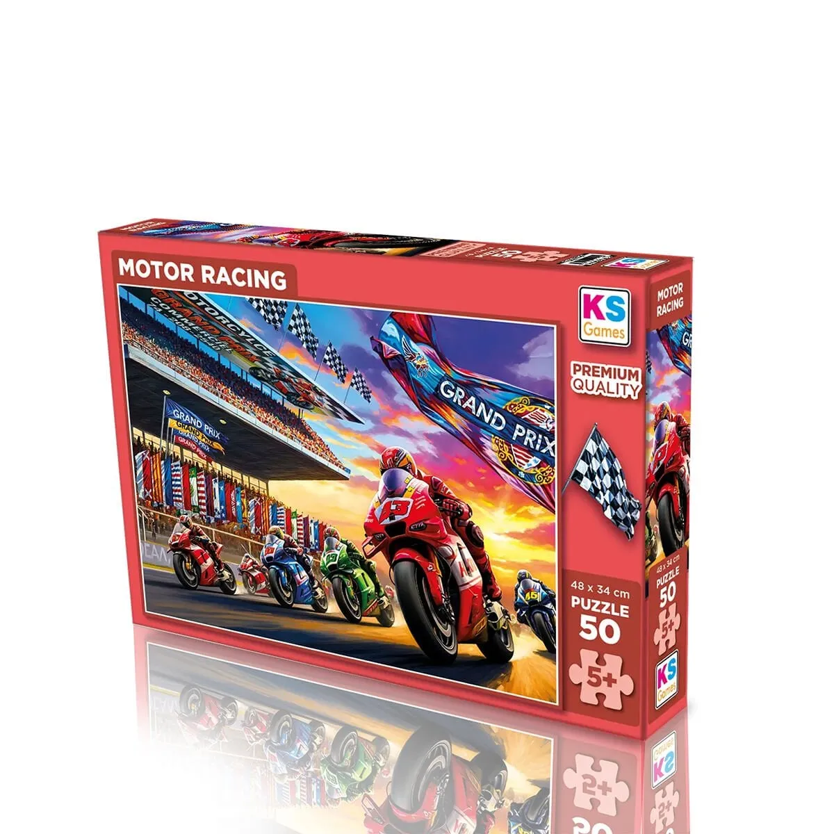 Motor Racing 50 Parça Puzzle