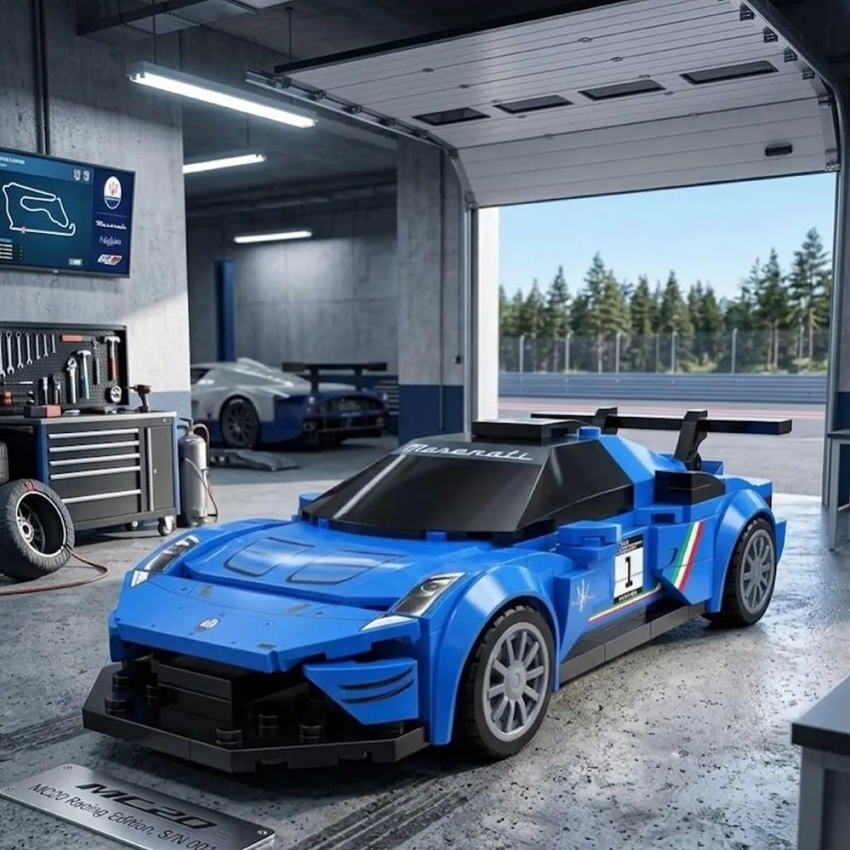 Cada Maserati MC20 GT2 240 Parça Block Oyuncak — görsel 3